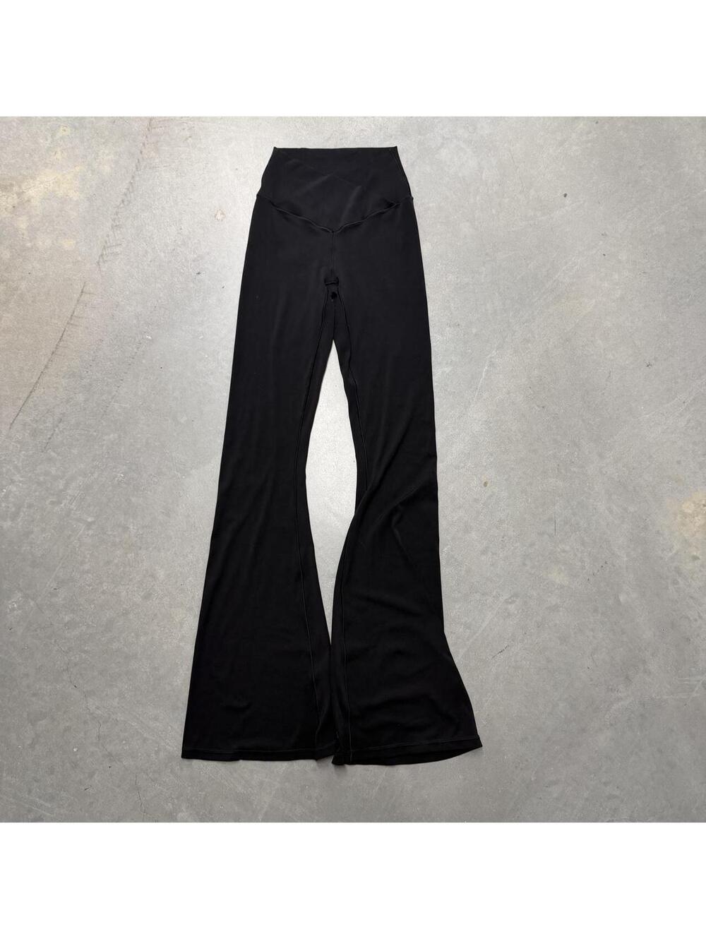 Y2K OFFLINE by Aerie Real Me High Rise Flare Leggings Black Women's Small